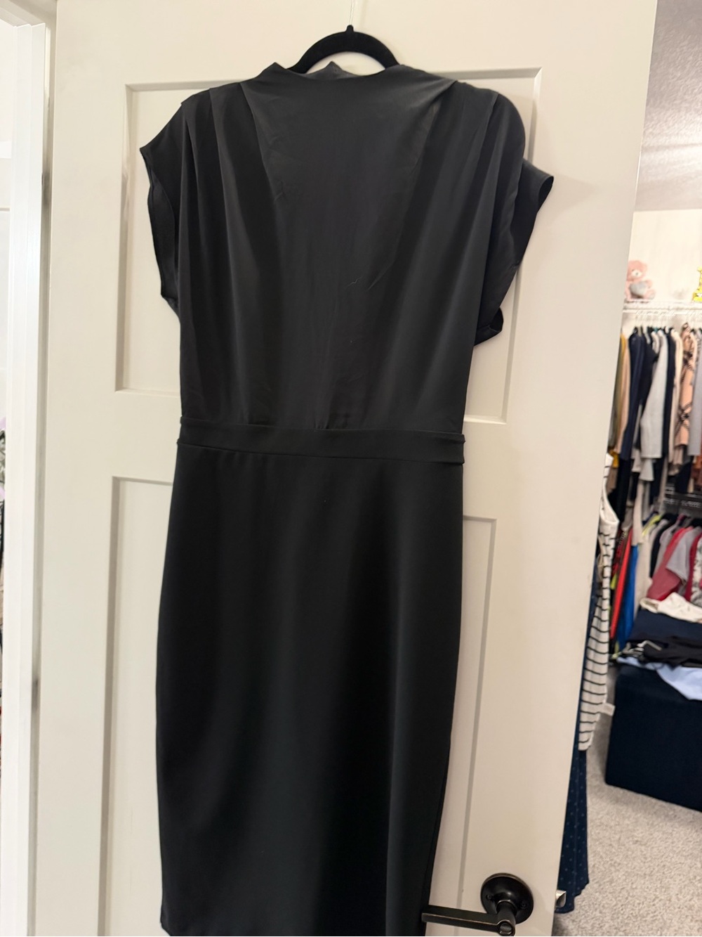 Express Black Midi Sheath Dress
